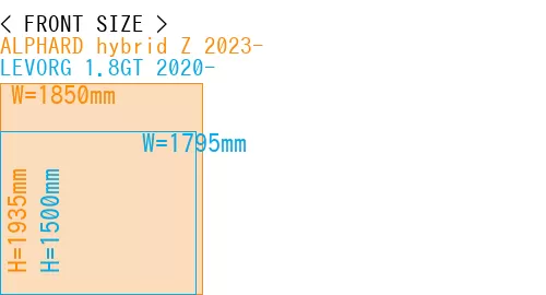 #ALPHARD hybrid Z 2023- + LEVORG 1.8GT 2020-